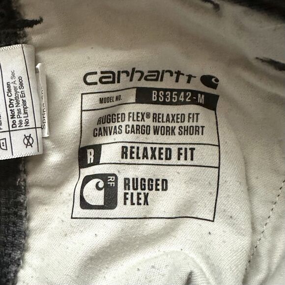 Carhartt Shorts Mens 36 Gray Relaxed Cargo Rugged Flex Canvas Workwear Set Of 2 - Picture 8 of 10